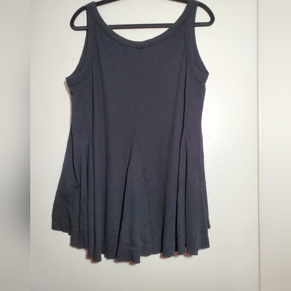 Terra & Sky Top Bundle Purple Quarter Sleeve Tee & Black Flowy Tank Plus Size 0X - Picture 13 of 15